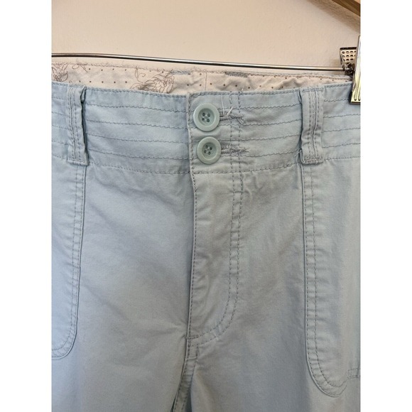 Dockers women's Capri pants light blue drawstring Size 14 - Picture 4 of 9
